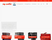 Tablet Screenshot of my-wallet.de